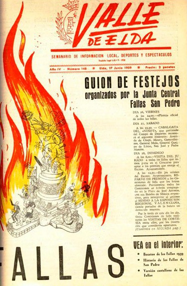 1959 - Guión de festejos
